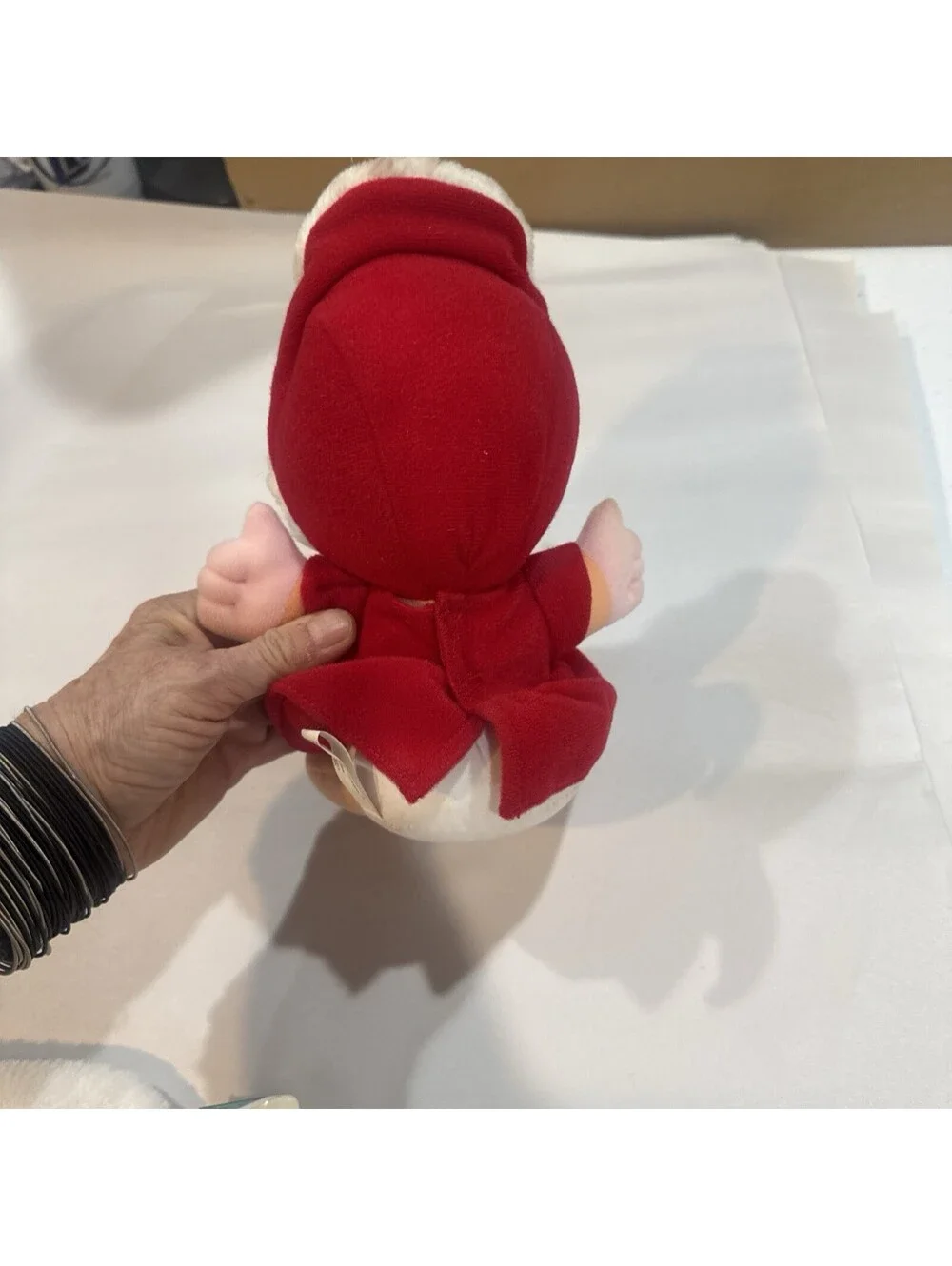 Miss Piggy 1987 Baby Christmas Plush Doll Mrs. Claus Muppets Jim Hensen Simon